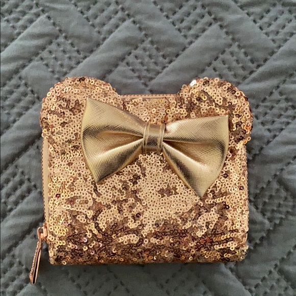 Loungefly Rose Gold wallet